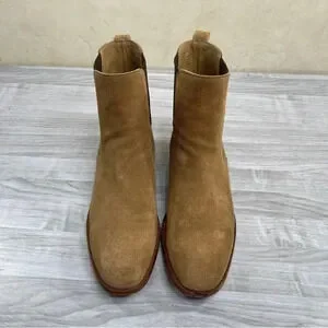 Ponce | Shoes | Ponce Tan Leather Suede Chelsea Slip On  display picture 2